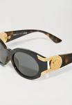 Солнцезащитные очки Versace Sunglasses, Havana/Dark Grey/Brown - фото 4