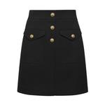 Юбка трапециевидной формы Deep Breath, пепельный - фото 8