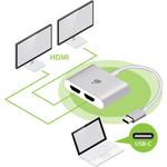 IOGEAR USB Type-C to Dual HDMI Adapter GUC3CHD22 - фото 6