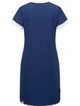 Короткое платье ragwear Sommerkleid Katchi Solid, цвет Indigo Blue - фото 3