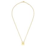 Кулон в виде буквы C CELINE, золотой - фото 7