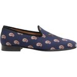 Туфли Garavani Patterned Slipper Shoes Valentino, синий - фото 5