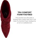 Ботинки Journee Women's Comfort Foam Jo Booties Journee Collection, Wine - фото 4