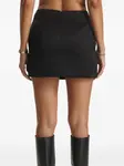 Юбка мини AGNES на молнии Cuanna, черный - фото 3