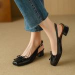 Туфли с квадратным носом Echo&Yolo, черный - фото 3