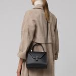 Valextra Сумка через плечо мини женская черная - фото 5