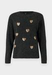 Джемпер Vero Moda VMDOFFY O NECK SEQUINS PULLOVER , Black /Black - фото 5
