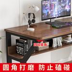 Компьютерный стол Xinmeikai с полкой, черная рама + карбоновая столешница, 160x60x74 см - фото 5