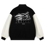 Dnnnnx бейсбольная куртка унисекс, Черный - фото 14