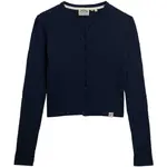 Кардиган Superdry Micro Cable, синий - фото 3