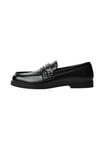 Лоферы Bershka STUDDED-LOAFERS, Black - фото 2