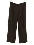 Плиссированные брюки A Paper Kid, коричневый - фото