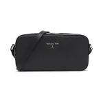 Кожаная сумка-мессенджер Patrizia Pepe, черный - фото