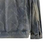 Джинсовая куртка женская синяя Balenciaga - фото 7