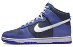 Кроссовки Nike Dunk High Medium Blue Midnight Navy - фото