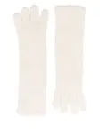 Кашемировые перчатки Alpo, белый - фото