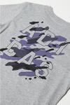 Футболка Camo Expression Heather adidas Kids, Medium Grey Heather - фото 2