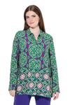 Блуза Ulla Popken, зеленый - фото 2