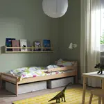 Детская кровать, под бук, 70x160 см, SNIGLAR IKEA - фото 2