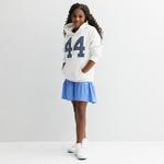 Платье для девочек 6-20 с плиссированным лифом, размеры regular & plus So, Blue - фото 4