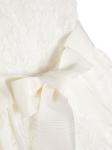 Il Gufo платье с кружевом и поясом, белый - фото 3