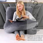 Подушка для сна на боку Caliyo 802-2, темно-серый - фото 5