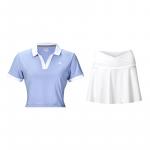 Футболка для бадминтона Women's Kawasaki, синий - фото