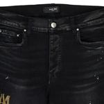Джинсы Amiri Stencil Jeans, Aged Black - фото 3