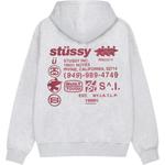 Толстовка с молнией Dna Stussy, Морской синий - фото 2
