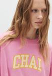 Футболка PULL&BEAR CHAI, Pink - фото 4