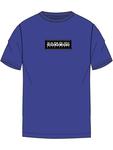 Футболка S-Box Logo Ss синего цвета Napapijri - фото