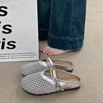 Закрытые тапочки для женщин Captain illy, серебро - фото 9