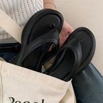 Thin strips Женские сандалии с разделителем для пальцев, black - фото 7