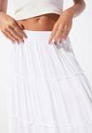 Юбка PULL&BEAR MIDI, White - фото 4
