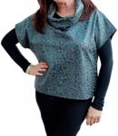 Повествовательный любимый топ в бирюзовом цвете Isle - фото 2