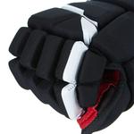 He Jiagong Хоккейные перчатки, детские, черно-белые, 33 см - фото 7