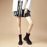 Ботильоны женские MALEMONKEY, черные, каблук 5.5 см - фото 9