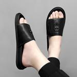 TOMAY Слайдеры унисекс черно-белые черные, цвет Black - фото 9