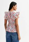 Блуза FLORAL RUFFLED New Look, белый - фото 2