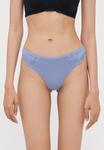 Трусы Lindex BRIEF THONG BLENDA 2 PACK, Dusty Blue/Black/Blue - фото 2