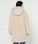 Шуба женская Save The Duck из искусственного меха на молнии, бежевый - фото 3