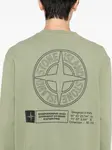 Хлопковый свитер Stone Island, зеленый - фото 5