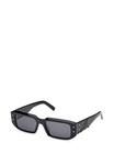 Солнцезащитные очки MCM Sunglasses, Glossy Black Smoke Gray/Black - фото