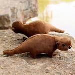 Очаровательные милые плюшевые куклы в виде выдры, высота 37 см Fluffy bear - фото 5