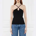 Топ Sanina узкого кроя Samsøe Samsøe, черный - фото