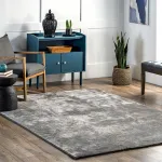Ковер Loni Solid Shag Area Rug nuLOOM, 76x305 см, светло-голубой - фото 38