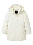 Пуховик с капюшоном Desigual, белый - фото