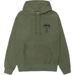 Пигментированный худи world tour Stussy, белый - фото 5