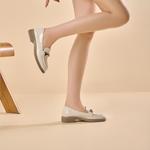 Лоферы женские Gemeiq, бежевый - фото 11