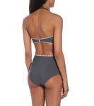 Коко топ бикини в горошек Karla Colletto, Grey-White - фото 3